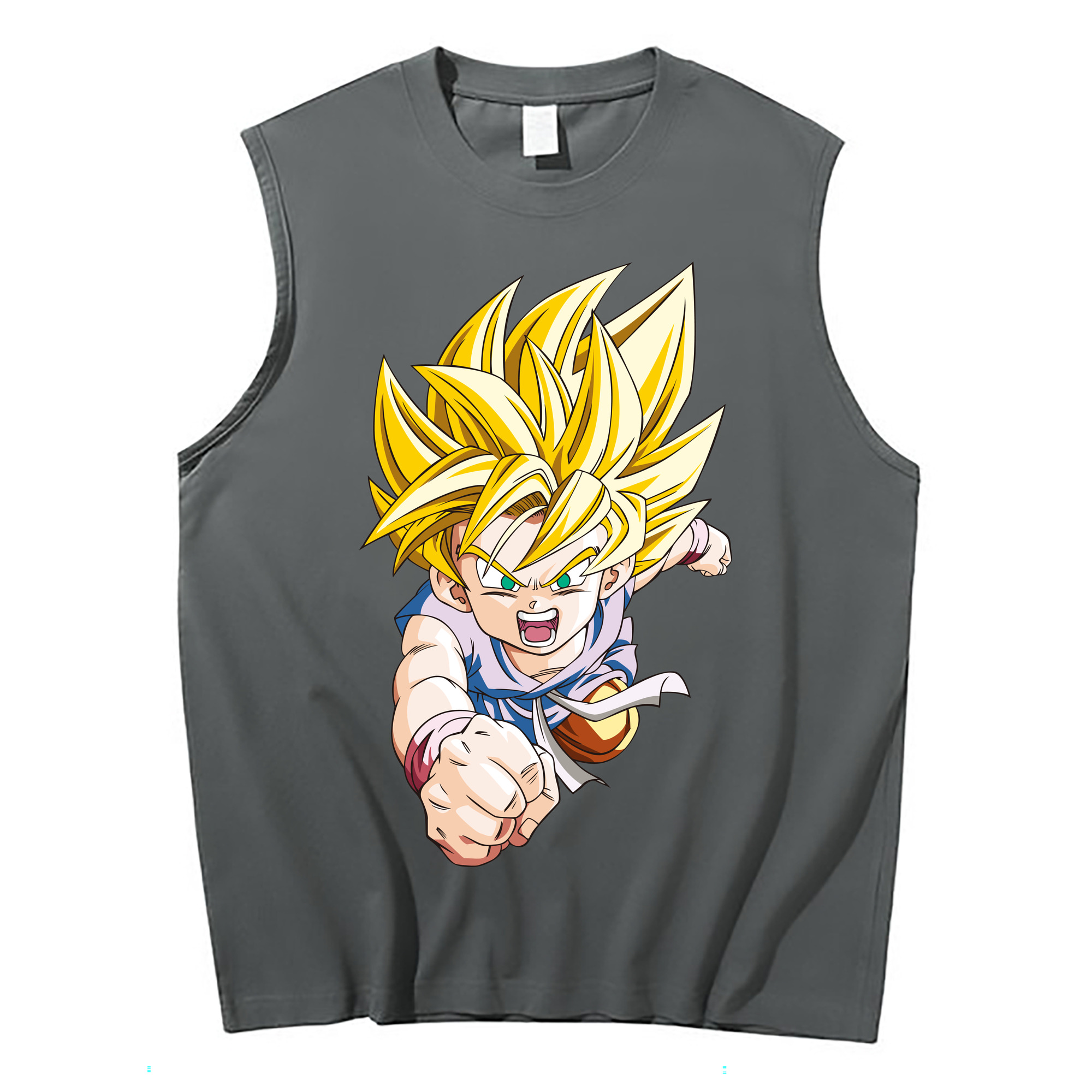 （画像用） ドラゴンボール ベジット DRAGON BALL Vegetto コットン100％タンクトップ（フロントプリント）